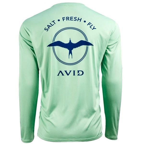 AVID Sportswear Frigate AVIDRY Long Sleeve Shirt - Sage - 2XL