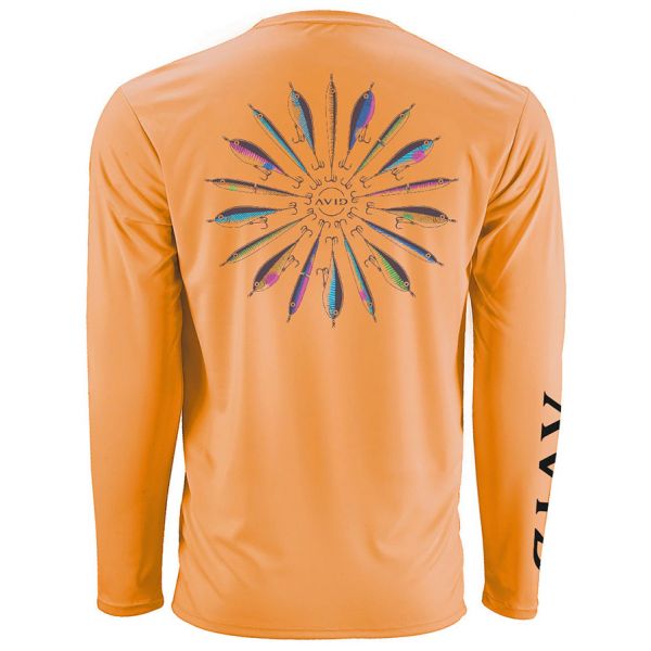 AVID Sportswear Hooked AVIDry Long Sleeve Shirt - Sunset - Medium