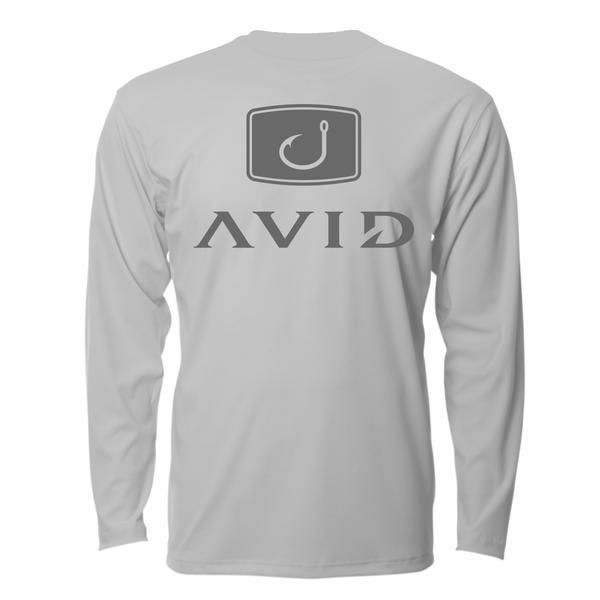 AVID Sportswear Iconic AVIDry Long Sleeve Shirt - Glacier Grey - 2XL