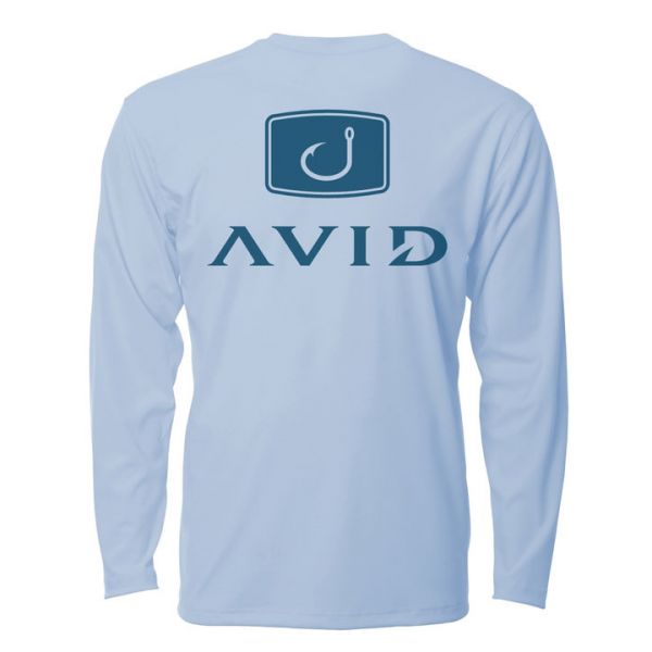 AVID Sportswear Iconic AVIDry Long Sleeve Shirt  - Ice Blue - 2XL