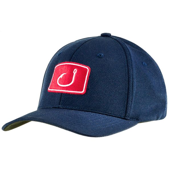 AVID Sportswear Iconic Fitted Fishing Hat - Navy - L/XL