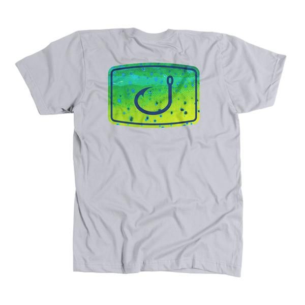 AVID Sportswear Mahi Fish Fill T-Shirt - Silver - 2XL