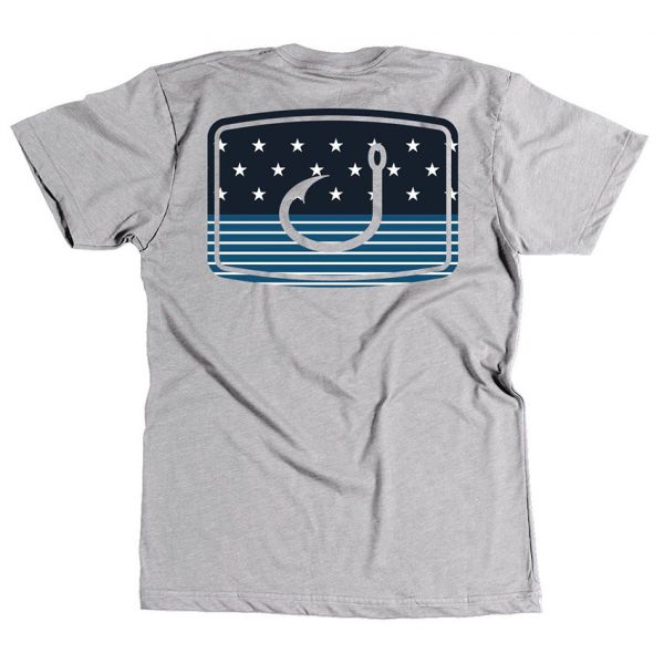 AVID Sportswear Merica T-Shirt - Heather Grey - Large