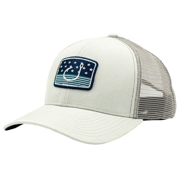 AVID Sportswear Merica Trucker Hat - Light Grey