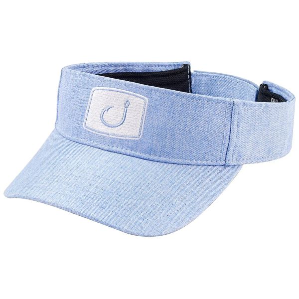 AVID Sportswear Iconic Fishing Visor - Blue Chambray