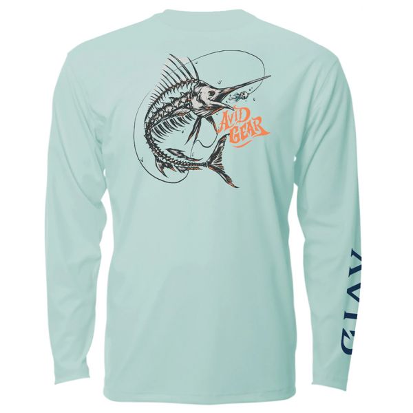 AVID Sportswear Oinbones AVIDry Long Sleeve Shirt - Seafoam - Medium