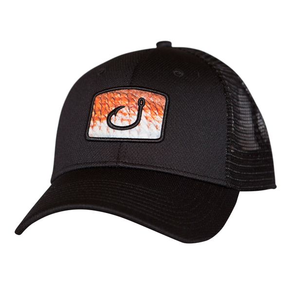 AVID Sportswear Redfish Fish Fill Trucker Hat - Black