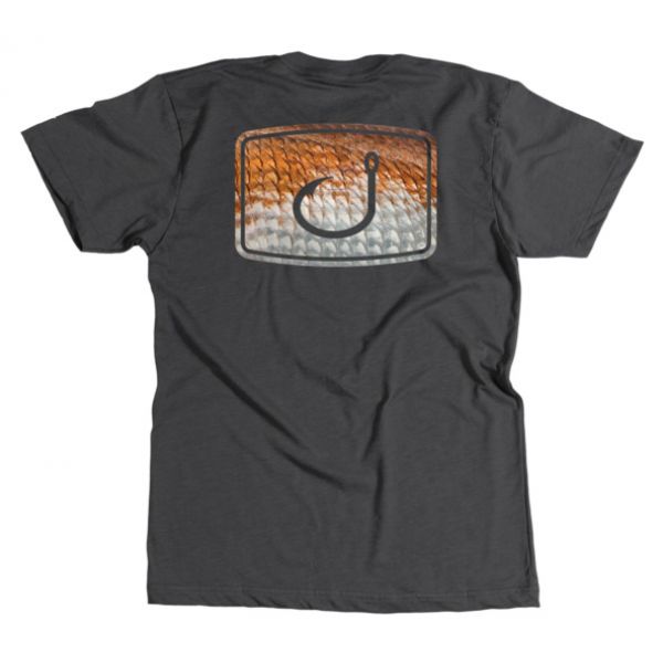 AVID Sportswear Redfish Scales T-Shirt - Charcoal L