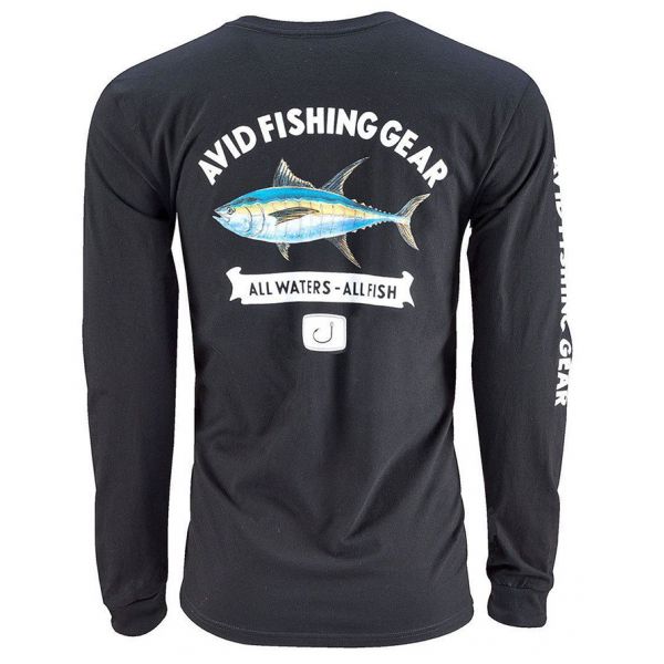 AVID Sportswear Tuna Mount Long Sleeve Shirt - Black - 2XL