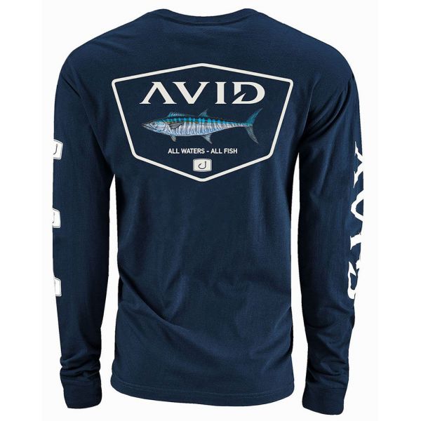 AVID Sportswear Wahoo Crest Long Sleeve Shirt - 2XL