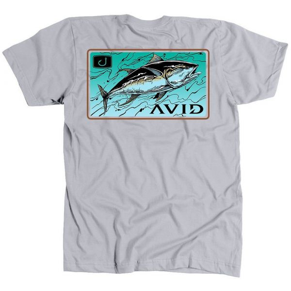 AVID Sportswear Yellowfin T-Shirt - Silver - 2X-Large