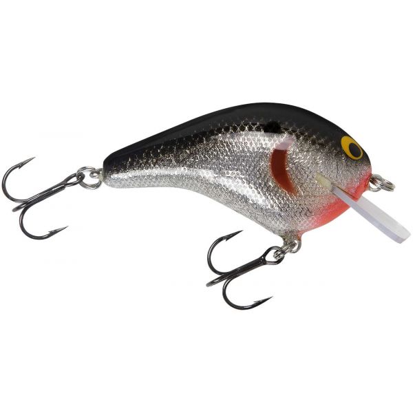 Bagley BB1-BS Balsa B1 Crankbait - 2 in. - Black on Silver Foil