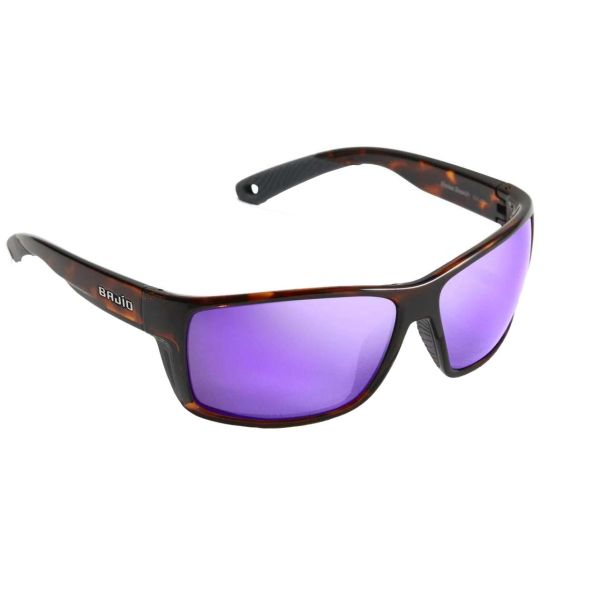 Bajio Bales Beach Sunglasses - Tortoise Gloss Frame/Violet Mirror Poly