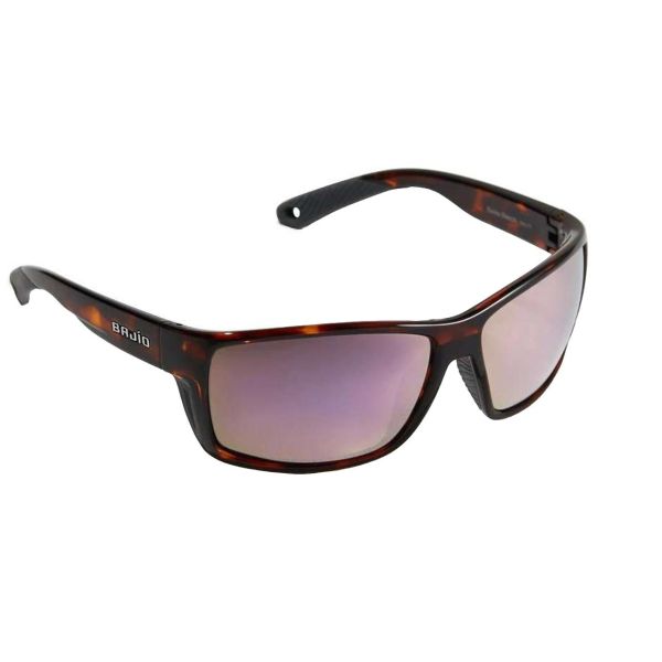 Bajio Bales Beach Sunglasses - Tortoise Gloss Frame/Rose Mirror Poly