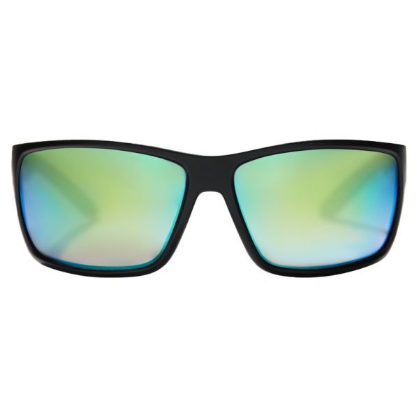 Bajio Bales Beach Sunglasses - Matte Black Frame/Green Lens