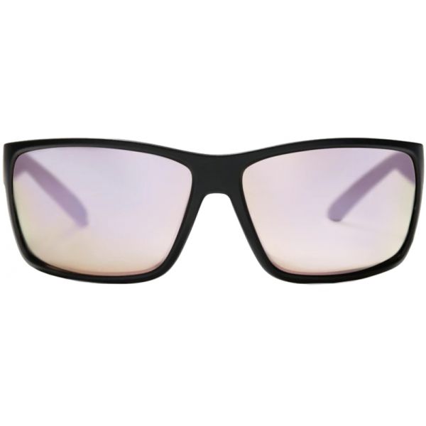 Bajio Bales Beach Sunglasses - Black Matte Frame/Pink Plastic Lens