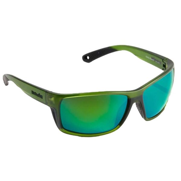 Bajio Bales Beach Sunglasses - Green Cerveza Matte Frame/Green Glass Lens