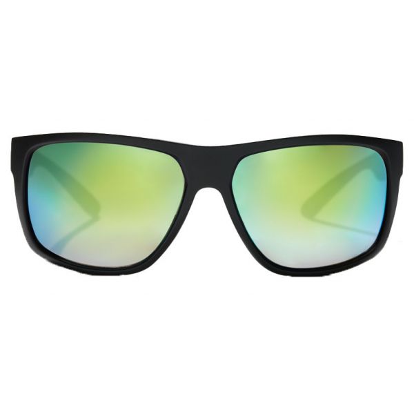 Bajio Boneville Sunglasses - Matte Black Frame/Green Glass Lens