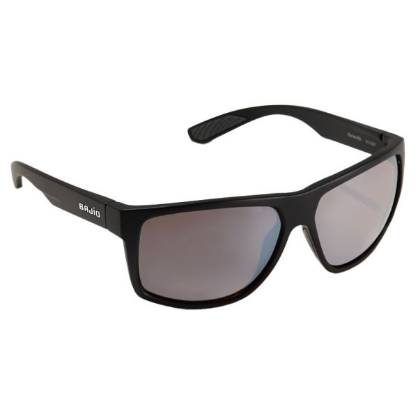 Bajio Boneville Sunglasses - Matte Black Frame/Silver Plastic Lens