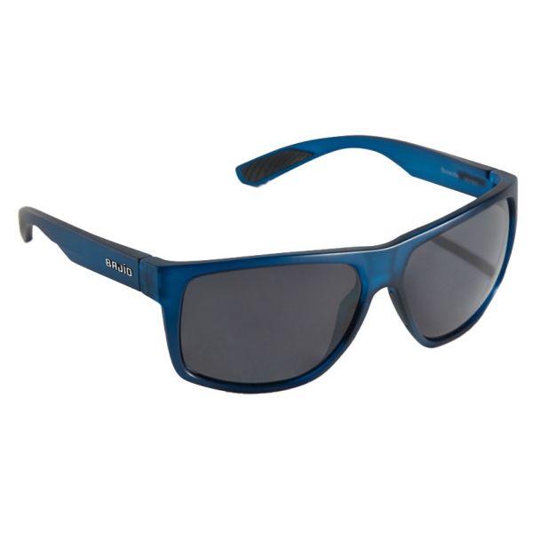 Bajio Boneville Sunglasses - Matte Blue Vin Frame/Grey Glass Lens