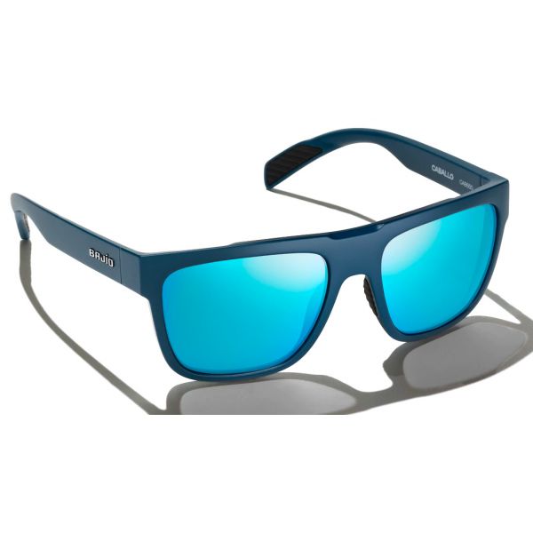 Bajio Caballo Sunglasses -Blue Vin Matte Frame/Blue Glass Lens