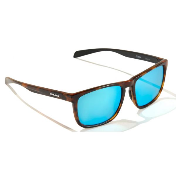 Bajio Calda Sunglasses - Vintage Tortoise Gloss Frame/Blue Glass Lens