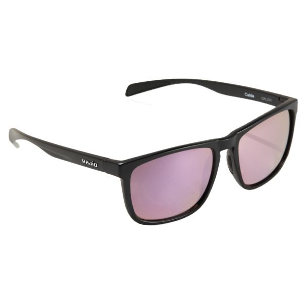 Bajio Calda Sunglasses - Matte Black Frame/Pink Plastic