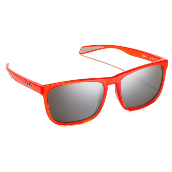 Bajio Calda Sunglasses - Coral Gloss Frame/Silver PC Lens