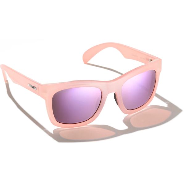 Bajio Cometa Sunglasses - Pink Gloss Frame/Rose Mirror PC Lens