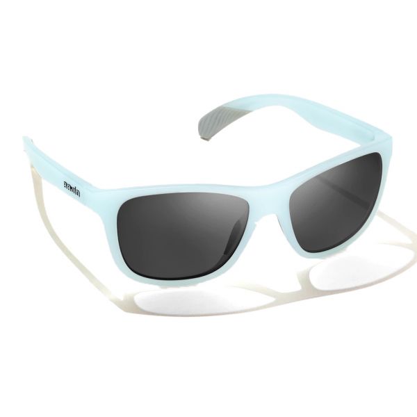 Bajio Gates Sunglasses - Cirrus Blue Gloss Frame/Grey PC Lens