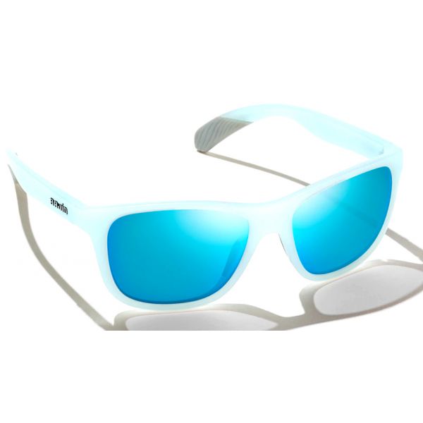 Bajio Gates Sunglasses - Cirrus Blue Gloss Frame/Blue PC Lens