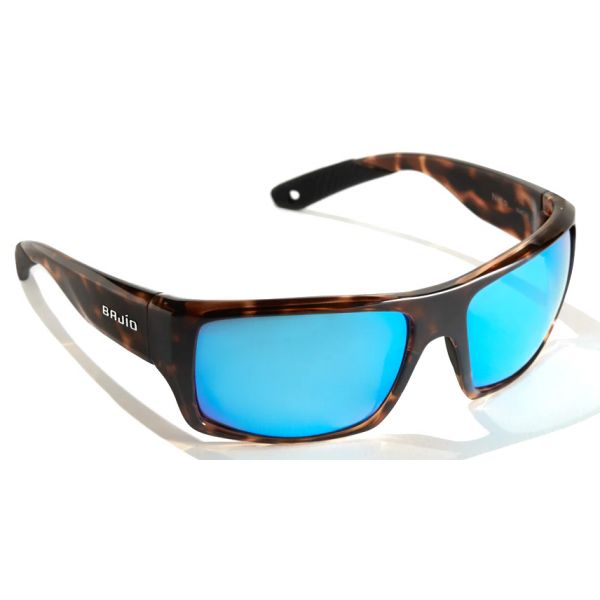 Bajio Nato Sunglasses - Dark Tortoise Gloss Frame/Blue Glass Lens