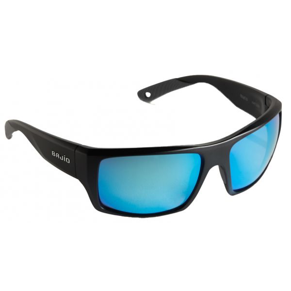 Bajio Nato Sunglasses - Matte Black Frame/Blue Glass Lens