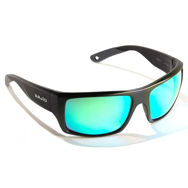 Bajio Nato Sunglasses - Black Matte Frame/Green Glass Lens