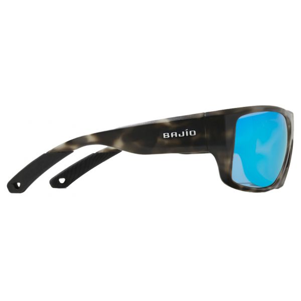 Bajio Nato Sunglasses - Matte Ash Tortoise Frame/Blue Glass Lens