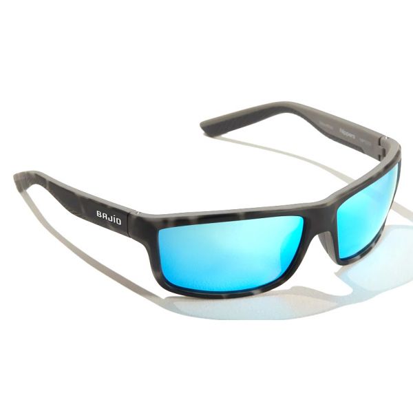 Bajio Nippers Sunglasses - Squall Tortoise Matte Frame/Blue Glass Lens