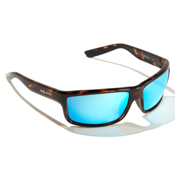 Bajio Nippers Sunglasses - Dark Tortoise Gloss Frame/Blue Glass Lens