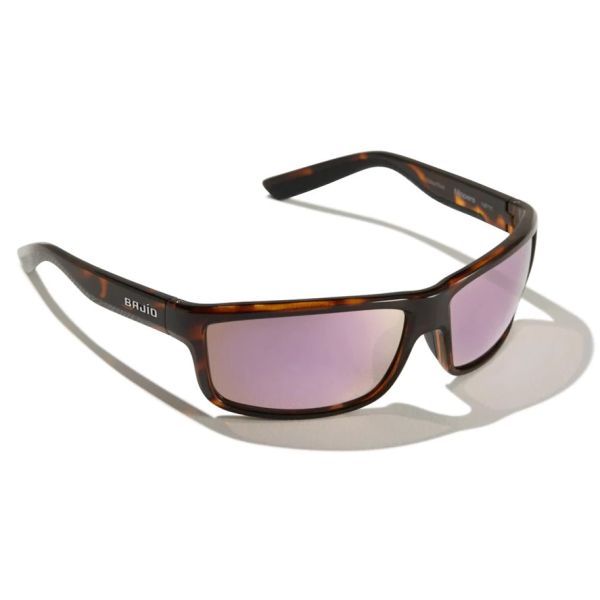 Bajio Nippers Sunglasses - Brown Tort Gloss Frame/Rose Mirror Glass