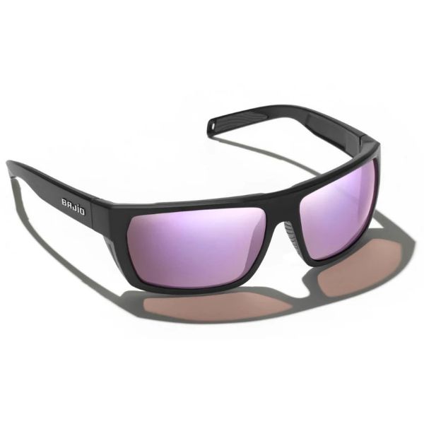 Bajio Palometa Sunglasses - Black Matte Frame/Rose Mirror Glass Lens