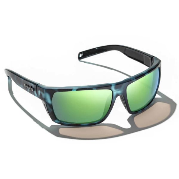 Bajio Palometa Sunglasses - Tinta Tort Matte Frame/Green Glass Lens