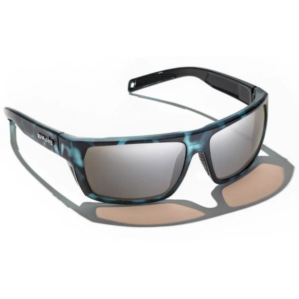 Bajio Palometa Sunglasses - Blue Tort Matte/Silver Mirror Glass Lens