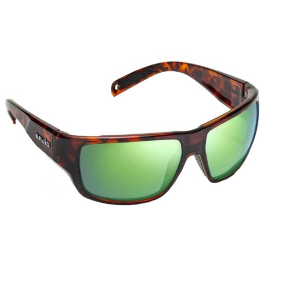 Bajio Piedra Sunglasses - Brown Tort Matte/Green Mirror Glass Lens