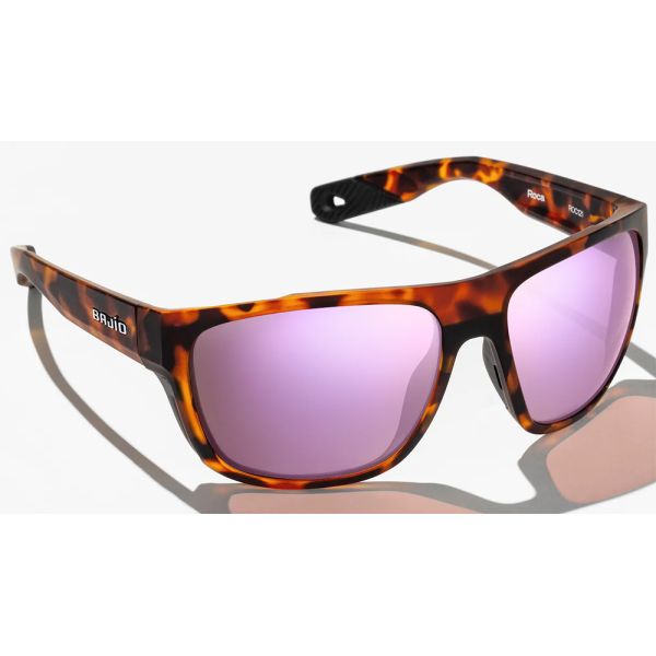 Bajio Roca Sunglasses - Dark Tortoise Matte Frame/Rose Mirror Glass Lens