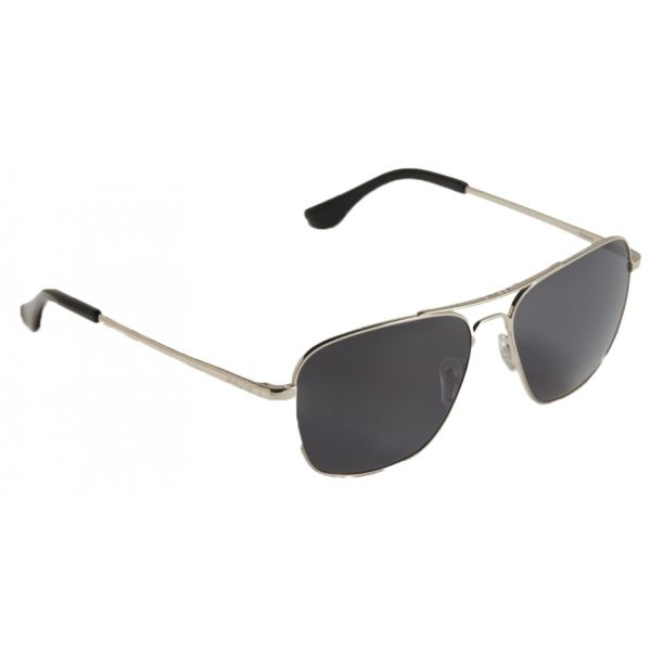 Bajio Snipes Sunglasses - Silver Frame/Grey Plastic Lens