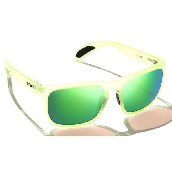 Bajio Swash Sunglasses - Seafoam Gloss Frame/Green PC Lens