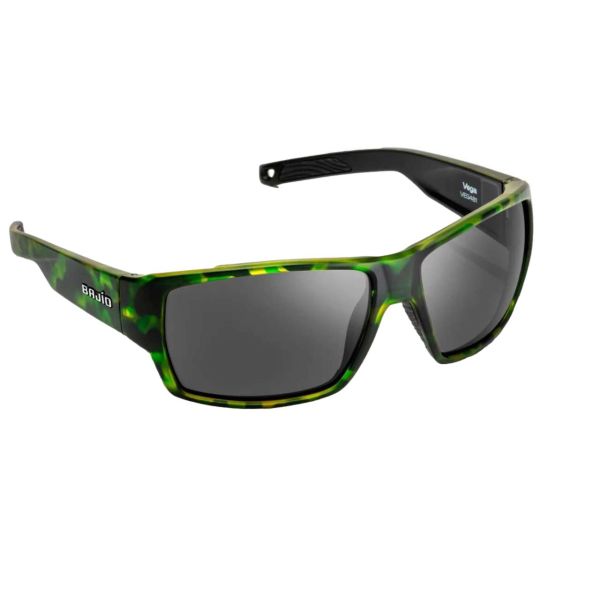 Bajio Vega Sunglasses - Green Tort Matte Frame/Gray PC Lens