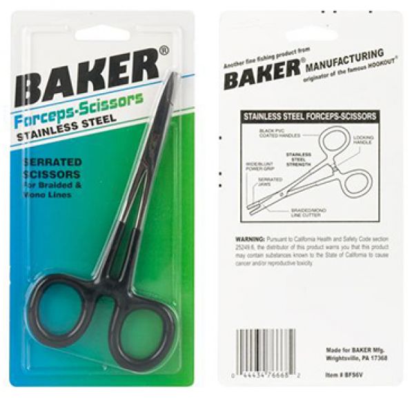 Baker Tools BSF6V Forceps Scissor with PVC coated handle