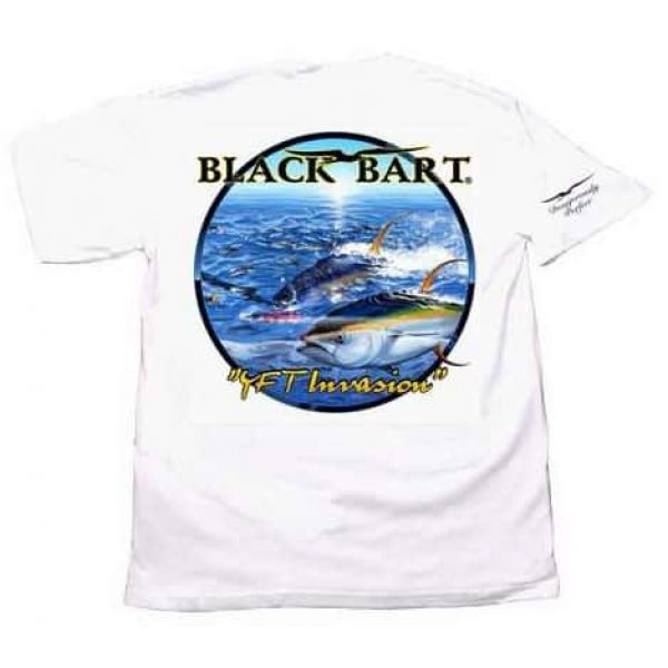 Bart's Yellowfin Tuna Short Sleeve T-Shirts White XX-Large