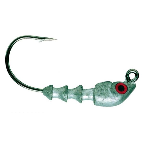 Bass Assassin JA06 1/8oz Jighead Lure JA06001 Lead/Red Eye