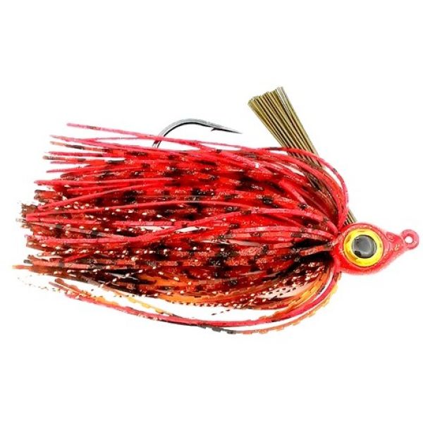 Beast Coast Workingman's Compact Swim Jig - 1/4oz - Rayburn Red